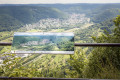 Ausblick am Sonnenfels in Richtung Bad Urach