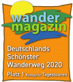 Auszeichnung des Wandermagazins