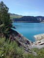 Barrage de roselend depuis Créty