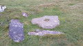 Base of the cross at Mastiles Roman Camp