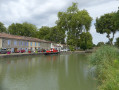 Bateaux amarrés à l'Écluse Gardouch Bateaux amarrés à l'Écluse Gardouch