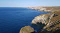 Beautiful cliffs along the coastal path