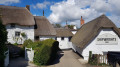 Beautiful thatched roofs in Helford village