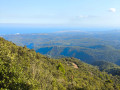 Beautiful view of the mountains and the sea