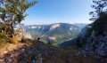 Belvédère au-dessus des Gorges de la Bourne