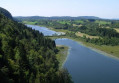 Les trois lacs autour d'Étival