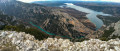 Belvédère sur le lac de Sainte-Croix et les gorges du Verdon Belvédère sur le lac de Sainte-Croix et les gorges du Verdon