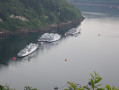 Belvédère surplombant le cimetière de bateaux