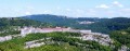 Besançon : La Citadelle depuis Chaudanne