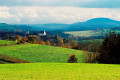 View over the vastness of the Ore Mountains