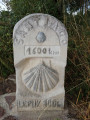 Borne du chemin de St Jacques de Compostelle