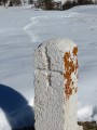 Borne frontière