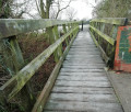 Bridge over the old Swanwick railway line