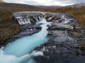 Les trois cascades : Hlauptungufoss, Midfoss et Bruarfoss