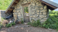 Cabane avant le pas de Serre Brion paisible et calme
