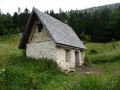 Cabane de Carette avec son toit en Tavaillon