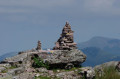 Cairn au sommet d'Axuria