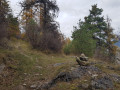 Cairn sur le sentier.