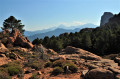 Calanches et Forêt de Piana, vue depuis le plateau