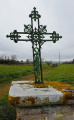 Calvaire en fer forgé ajouré