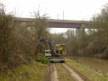 Canal de l'Ourcq. Entretien des berges