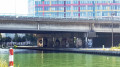 Canal de St Denis - Graffs sous les piles du pont du Bd Périphérique