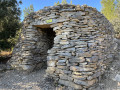 Les capitelles au départ de Saze