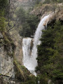 Le Col de la Rousse depuis la Cascade de Costeplane Le Col de la Rousse depuis la Cascade de Costeplane