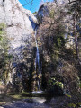 Cascade du Rif en saison hivernale, La Baume-Cornillan, Drôme