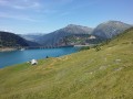 Chalet de Molledraz et le lac