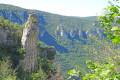 Chaos de Caoussous, au-dessus des gorges de la Dourbie Chaos de Caoussous, au-dessus des gorges de la Dourbie
