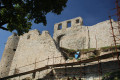 Hrad Hrušov depuis Skycov Hrad Hrušov depuis Skycov