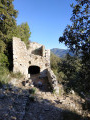 Ruines du Château Renard depuis les Beaumonts