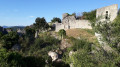 Ruines du vieux village d'Allan et Croix de Siméon