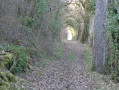 Chemin abrité