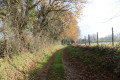 Chemin avec talus