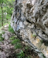 Chemin d'accès à la cave Noire
