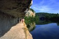 Saint Cirq Lapopie Du camping la Truffière à Bouziès chemin de halage Saint Cirq Lapopie Du camping la Truffière à Bouziès chemin de halage