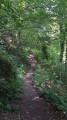 Chemin de sentier acces aux maisons troglodytes