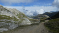 Chemin descente sur Tignes