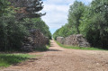 chemin entouré chemin entouré