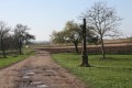 Chemin et calvaire au dessus du village de Gunstett