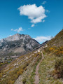 Chemin vers la Cabane de Pierrol
