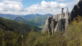 Vallon des Demoiselles Coiffées et Mont Colombis