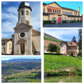 Chiroubles et son vignoble.