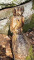 Chouette de sculture