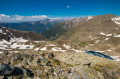 Lacs et Cimes du Lausfer depuis la route d'Isola 2000