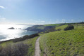 Coast path between Coleton Fishacre and Froward Point