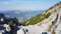 Le pic de Bernardez depuis la maison forestière de Bellevue Le pic de Bernardez depuis la maison forestière de Bellevue