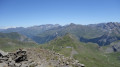 Col des Tentes sous les Pics des Tentes et de la Pahule, Pic de Néouvielle et Piméné.